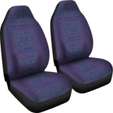 Aztec Light Purple Blue Car Seat Covers 174510 - YourCarButBetter