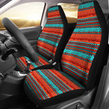 Aztec Orange And Teal Car Seat Covers 174510 - YourCarButBetter