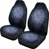 Aztec Symbol Blue Car Seat Covers (Set of 2) 110424 - YourCarButBetter