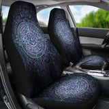 Aztec Symbol Blue Car Seat Covers (Set of 2) 110424 - YourCarButBetter