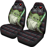 Baby Yoda Lightsaber Star Wars Car Seat Covers 094201 - YourCarButBetter