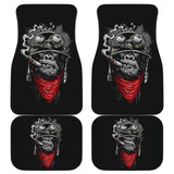 Badass Monkey Smoking Car Floor Mats 211801 - YourCarButBetter