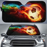 Ball Fire Car Sun Shades 085424 - YourCarButBetter