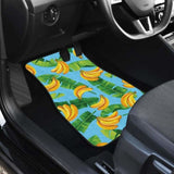 Banana Leaves Banana Design Pattern Front And Back Car Mats 174914 - YourCarButBetter