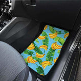 Banana Leaves Banana Design Pattern Front And Back Car Mats 174914 - YourCarButBetter