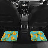 Banana Palm Leaves Pattern Background Front And Back Car Mats 174914 - YourCarButBetter