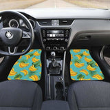 Banana Palm Leaves Pattern Background Front And Back Car Mats 174914 - YourCarButBetter