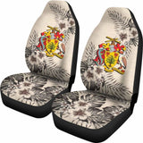 Barbados Car Seat Covers The Beige Hibiscus (Set Of Two) 7 232125 - YourCarButBetter