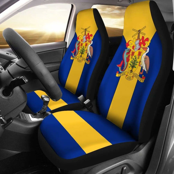 Barbados Coat Of Arms Car Seat Cover 2 221205 - YourCarButBetter