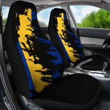 Barbados Flag Painting Car Seat Cover 4 221205 - YourCarButBetter