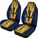 Barbados Grunge Flag Car Seat Cover 221205 - YourCarButBetter
