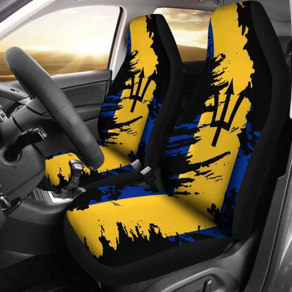 Barbados Painting Car Seat Cover 72 221205 - YourCarButBetter