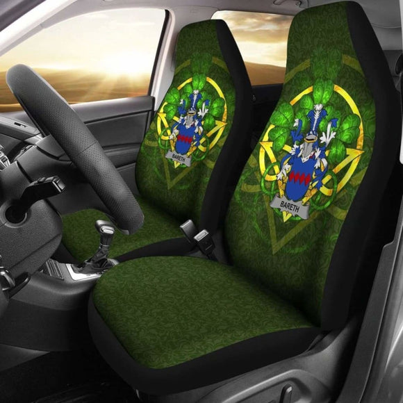 Bareth Ireland Car Seat Cover Celtic Shamrock (Set Of Two) 154230 - YourCarButBetter