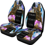 Barrel Racing Horse Car Seat Covers 103131 - YourCarButBetter