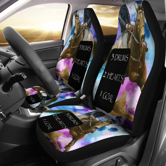 Barrel Racing Horse Car Seat Covers 103131 - YourCarButBetter
