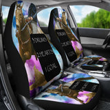 Barrel Racing Horse Car Seat Covers 103131 - YourCarButBetter
