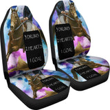 Barrel Racing Horse Car Seat Covers 103131 - YourCarButBetter