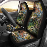 Bass Fishing Amazing Gift Ideas Car Seat Covers 210807 - YourCarButBetter