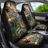 Bass Fishing Amazing Gift Ideas Car Seat Covers 210807 - YourCarButBetter