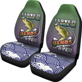 Bass Fishing Car Seat Covers I Love It When She Bends Over Car Decor 182417 - YourCarButBetter