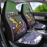 Bass Fishing Car Seat Covers I Love It When She Bends Over Car Decor 182417 - YourCarButBetter