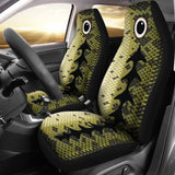 Bass Fishing Car Seat Covers Largemouth Bass Fish Skin Car Decor 182417 - YourCarButBetter