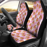 Basset Hound Car Seat Covers 200410 - YourCarButBetter