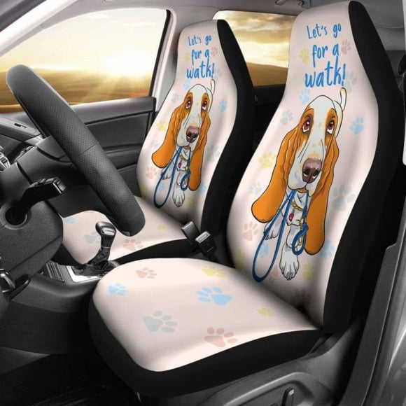 Basset Hound Car Seat Covers 5 200410 - YourCarButBetter