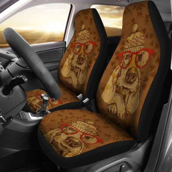 Basset Hound Car Seat Covers 9 200410 - YourCarButBetter