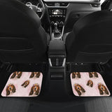 Basset Hound Dog Print Car Floor Mats 210402 - YourCarButBetter