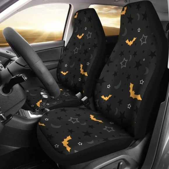 Bat Halloween Car Seat Covers 102802 - YourCarButBetter