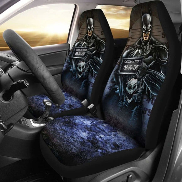 Batman Gotham Police Dc Comics Car Seat Covers 2 Amazing 101819 - YourCarButBetter