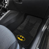 Batman Logo Dc League In Black Theme Car Floor Mats 101819 - YourCarButBetter