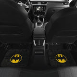 Batman Logo Dc League In Black Theme Car Floor Mats 101819 - YourCarButBetter