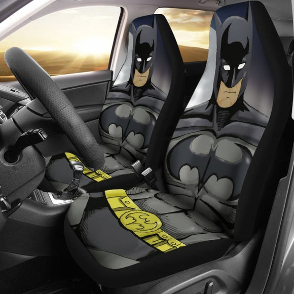Batman Painting Car Seat Covers Movie Fan Gift 101819 - YourCarButBetter