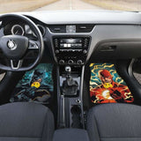 Batman & The Flash Comics Car Floor Mats 101819 - YourCarButBetter