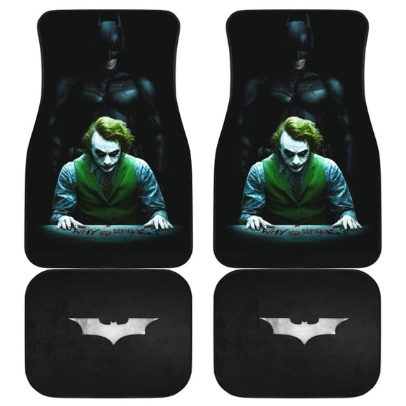 Batman Batman Vs Joker The Dark Knight Car Floor Mats 101819 - YourCarButBetter
