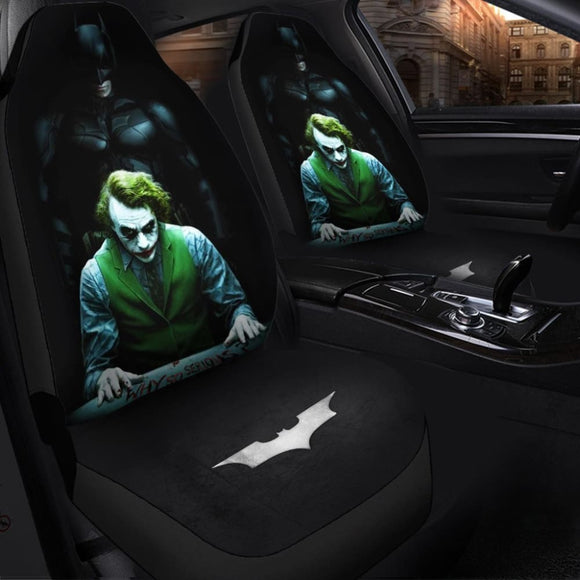 Batman Vs Joker The Dark Knight Car Seat Covers 101819 - YourCarButBetter