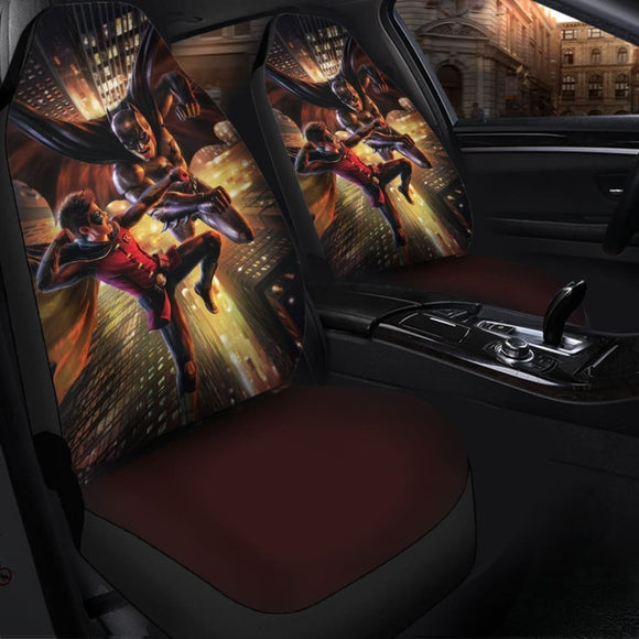 Batman Vs Robin Car Seat Covers 101819 - YourCarButBetter