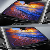 Beach Sand Sky Sunset Evening Sun Shade Amazing Best Gift Ideas 102507 - YourCarButBetter