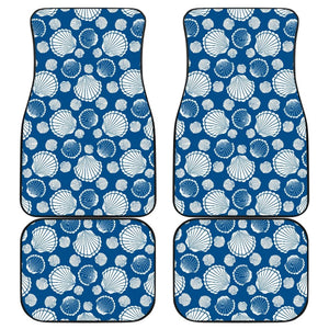 Beach Sea Shell Blue Print Universal Fit Car Floor Mats 212203 - YourCarButBetter