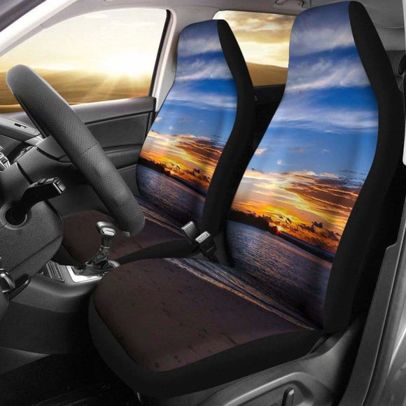 Beach Sunset Design Seat Covers 153908 - YourCarButBetter