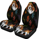 Beagle Black Car Seat Cover 221205 - YourCarButBetter