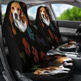 Beagle Black Car Seat Cover 221205 - YourCarButBetter