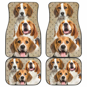 Beagle Car Floor Mats Funny For Beagle Dog Lover 221205 - YourCarButBetter