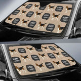 Beagle Pattern Car Auto Sun Shades 102507 - YourCarButBetter