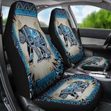Bear Symbol Native Car Seat Cover 093223 - YourCarButBetter