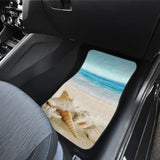 Beautiful Beach Car Floor Mats With Sea Shell 211305 - YourCarButBetter