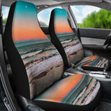Beautiful Beach Car Seat Covers In Sunset Moments 211305 - YourCarButBetter