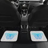 Beautiful Butterfly Blue Custom Car Floor Mats 212203 - YourCarButBetter